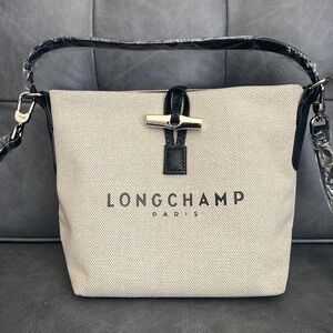 Longchamp Logo Bucket Bag